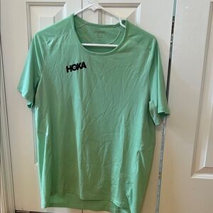 Hoka Mint Green Performance T-Shirt
